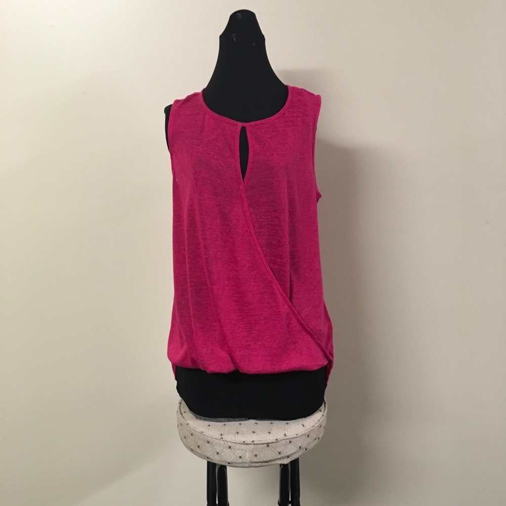 New Large Pink Essentials by Milano Top Shirt
